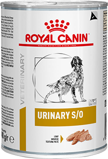 ROYAL CANIN Urinary S/O (банка) - Диета для собак при заболеваниях дистального отдела мочевыделительной системы